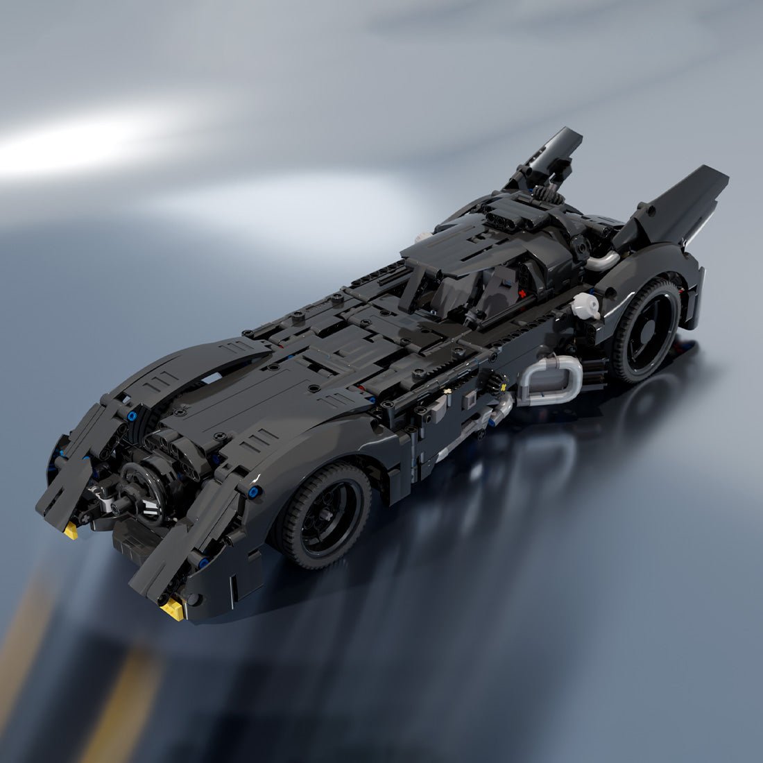 MOC - 115452 1989 Batmobile Super Sports Car - LesDiy