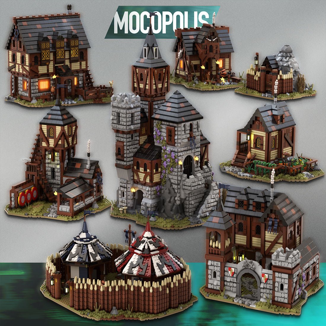 MOC - 115645 Medieval Village - LesDiy