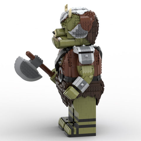 MOC - 116944 Gamorrean Guard Mega Figure(with Helmet) - LesDiy - 