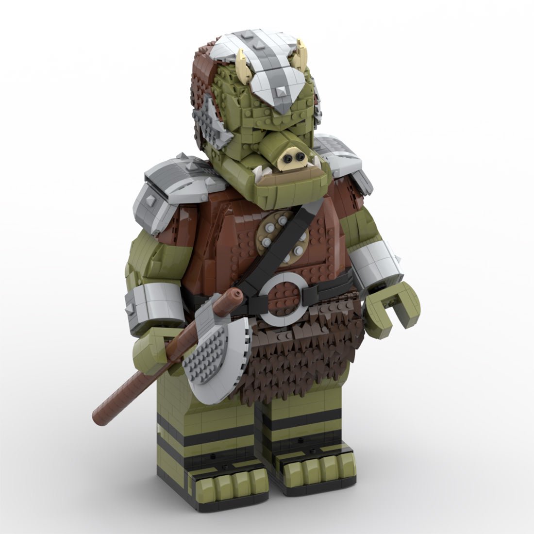 MOC - 116944 Gamorrean Guard Mega Figure(with Helmet) - LesDiy - 