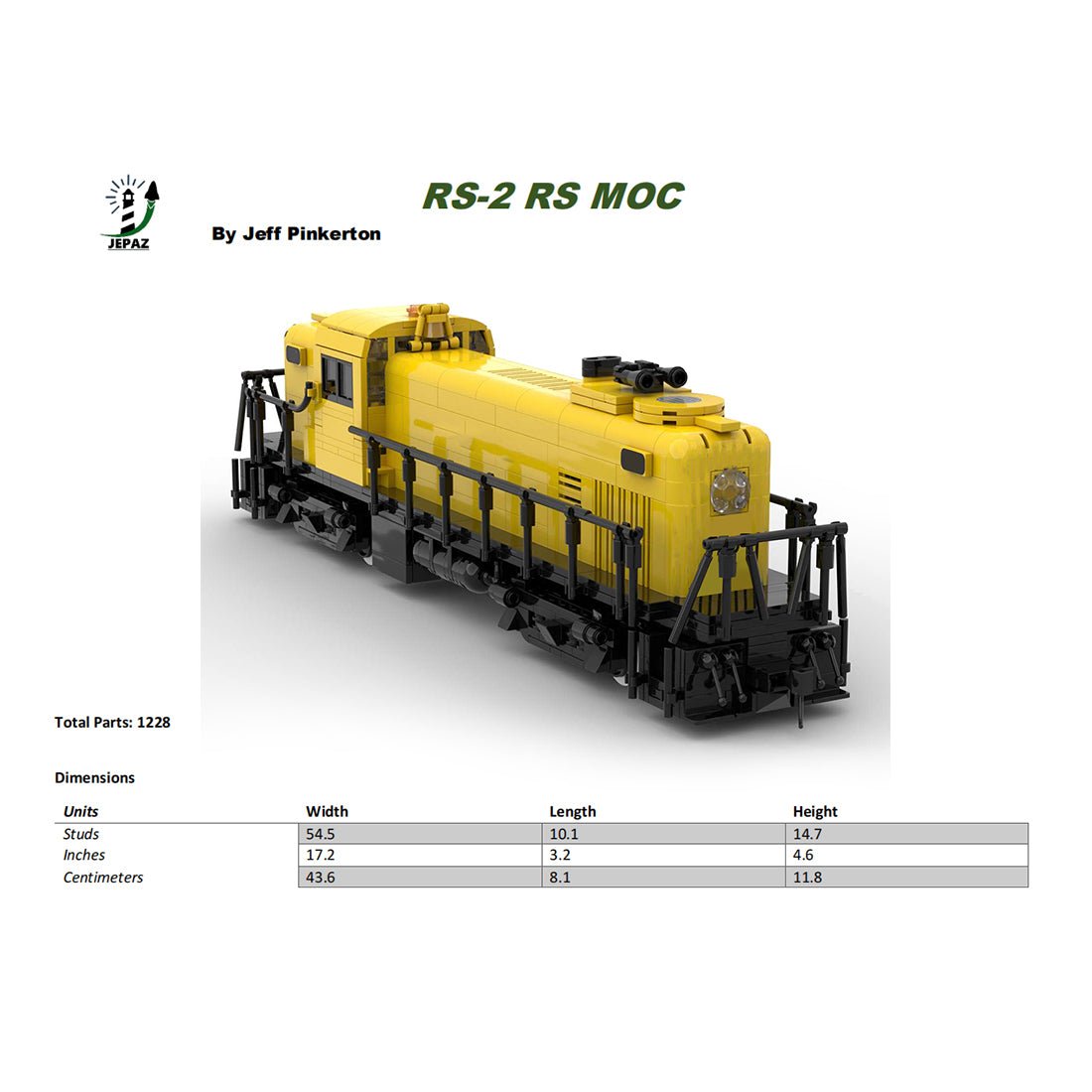 MOC - 117007 RS - 2 Roberval and Saguenay Railway Company 20 Model - LesDiy