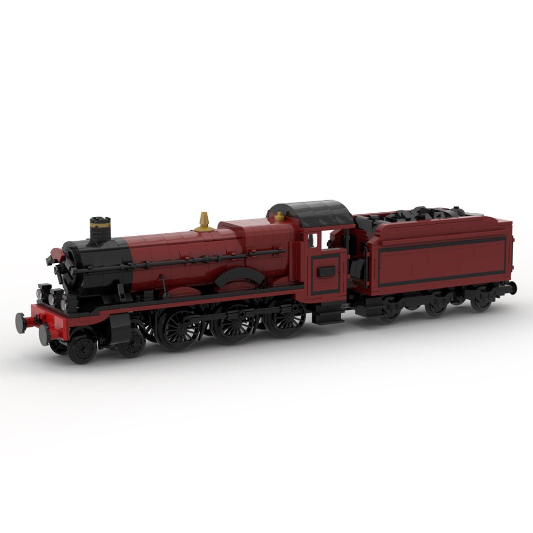 MOC - 117702 GWR 8W Hall Class "Olton - Hall" Steam Locomotive - LesDiy - Locomotive