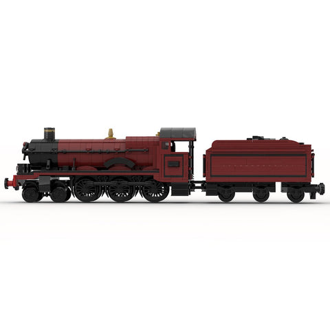 MOC - 117702 GWR 8W Hall Class "Olton - Hall" Steam Locomotive - LesDiy - Locomotive