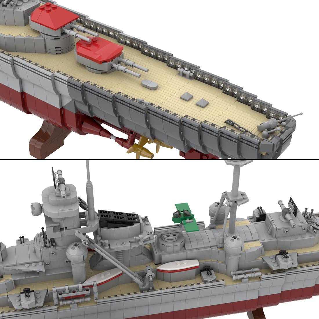 MOC - 119082 Prinz Eugen RC Cruiser - LesDiy - 