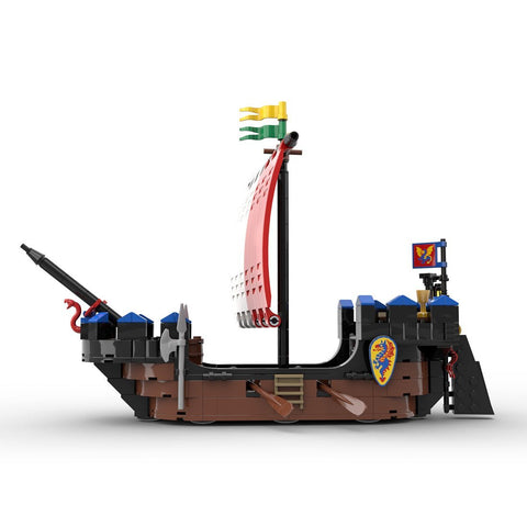 MOC - 119470 Sea Dragon Medieval Battleship - LesDiy