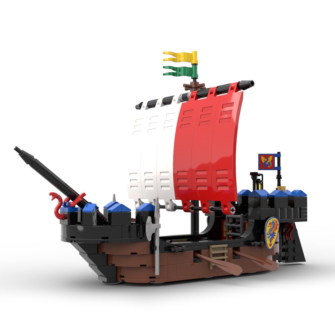 MOC - 119470 Sea Dragon Medieval Battleship - LesDiy