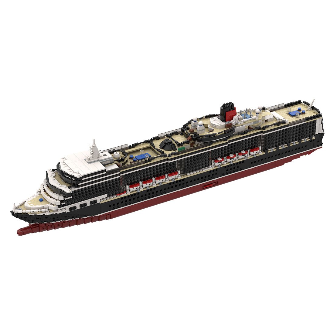 MOC - 119910 1/375 Queen Elizabeth Cruise - LesDiy - 