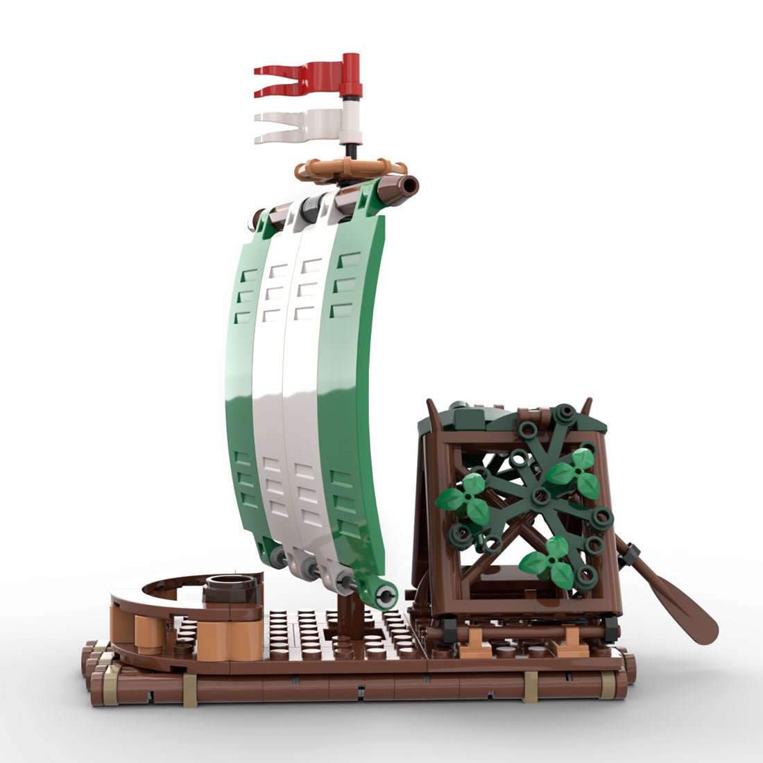 MOC - 120288 River Otter - Forestmen Raft - LesDiy