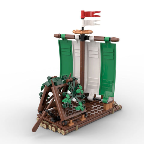 MOC - 120288 River Otter - Forestmen Raft - LesDiy