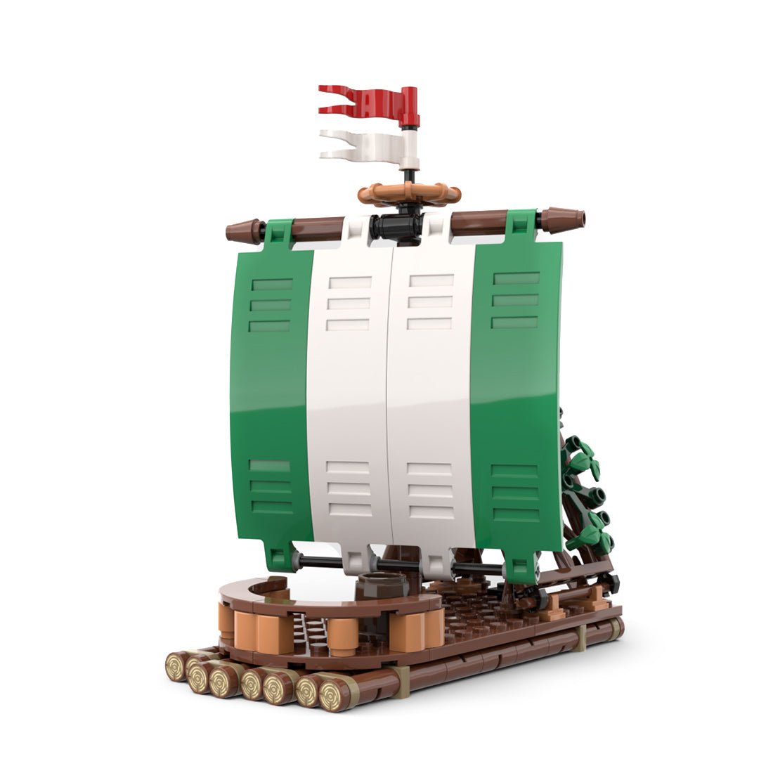 MOC - 120288 River Otter - Forestmen Raft - LesDiy