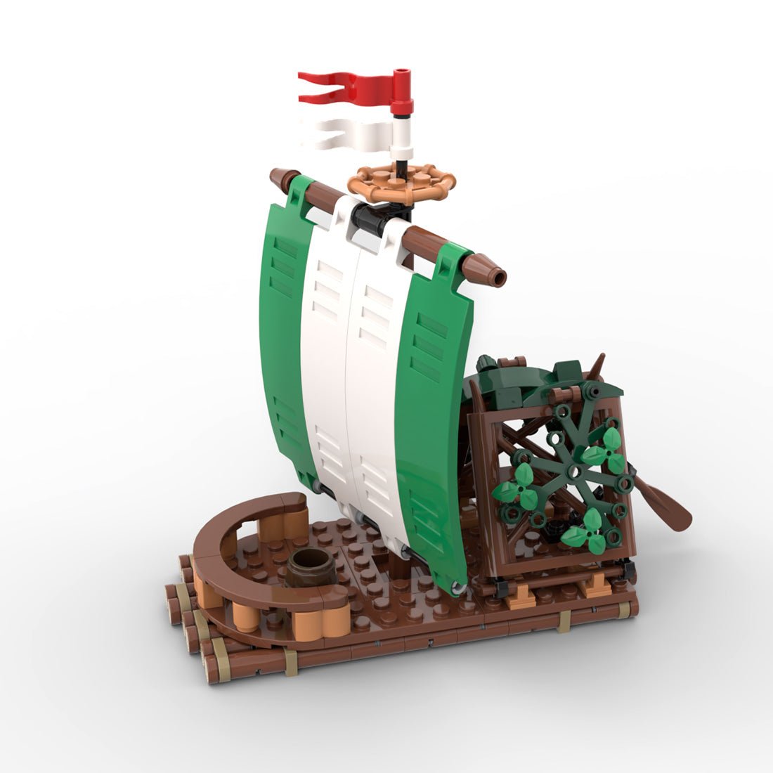 MOC - 120288 River Otter - Forestmen Raft - LesDiy