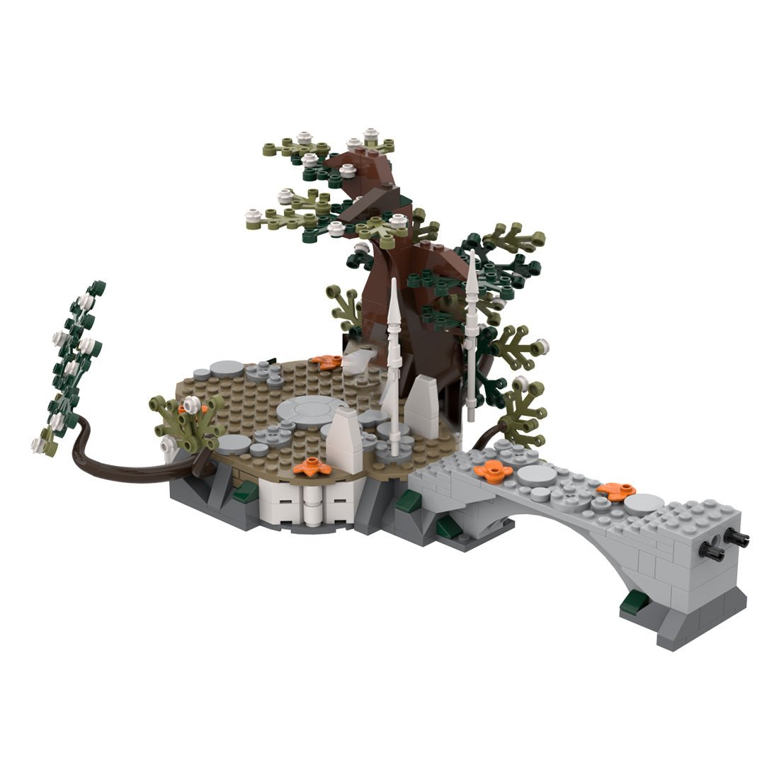 MOC - 122041 UCS Rivendell - Gates of Imladris - LesDiy