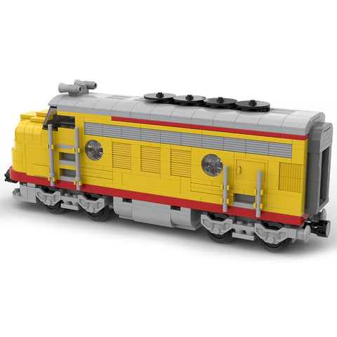 MOC - 122319 Union Pacific Locomotive Train Model - LesDiy