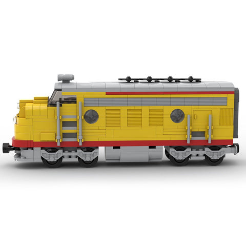 MOC - 122319 Union Pacific Locomotive Train Model - LesDiy