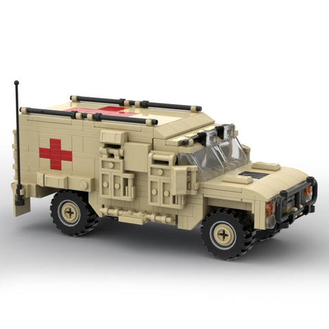 MOC - 122610 Military Ambulance Model Building blocks - LesDiy