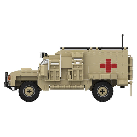 MOC - 122610 Military Ambulance Model Building blocks - LesDiy - 