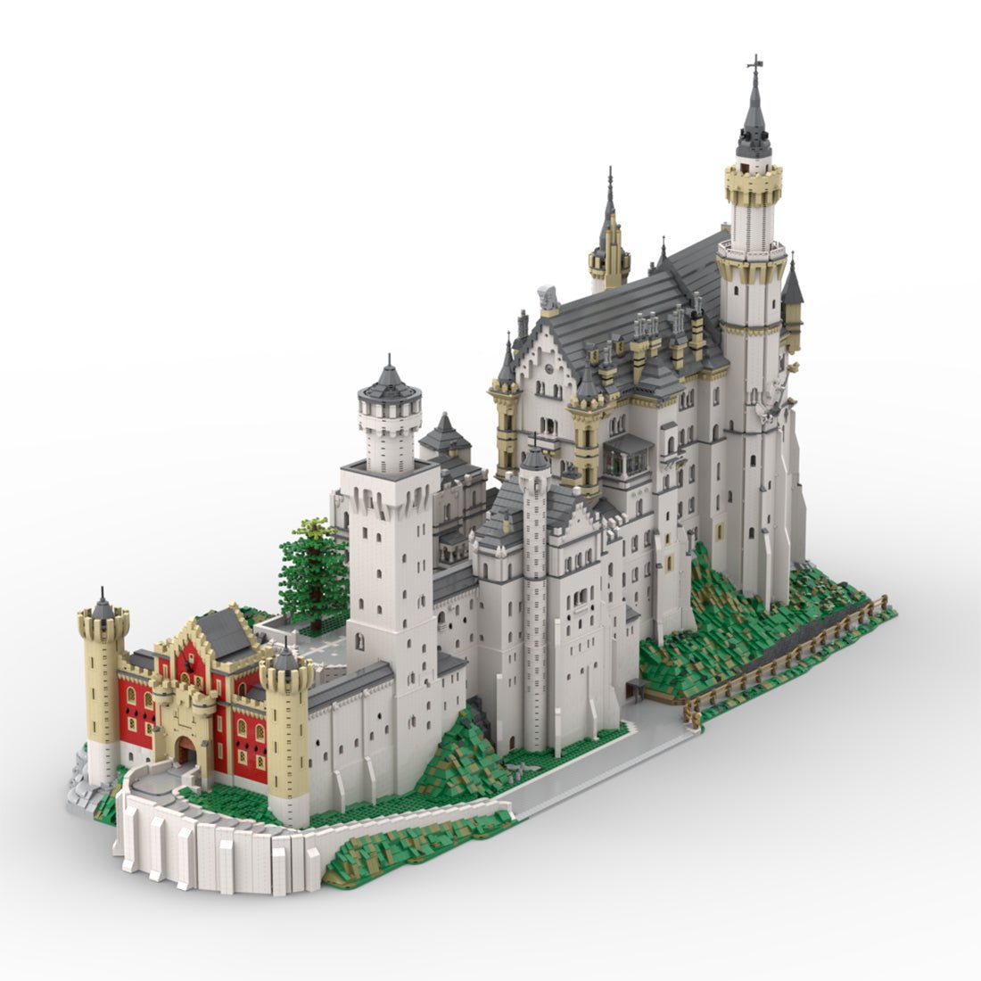 MOC - 123380 Germany Neuschwanstein Castle Model - LesDiy