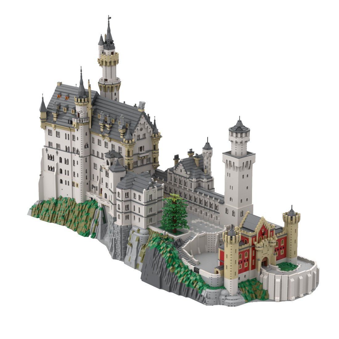 MOC - 123380 Germany Neuschwanstein Castle Model - LesDiy