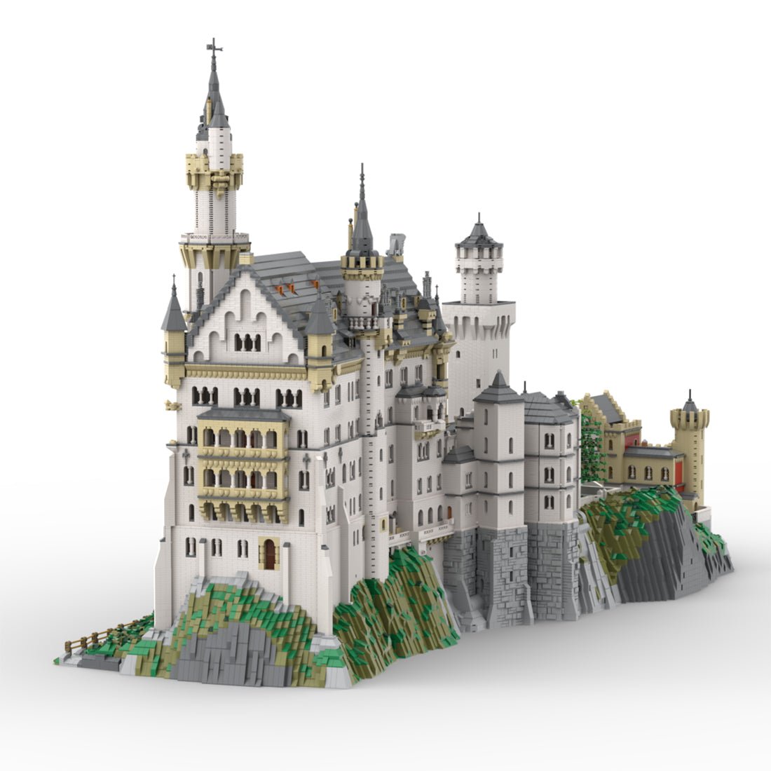 MOC - 123380 Germany Neuschwanstein Castle Model - LesDiy