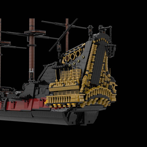 MOC - 124924 Queen Anne's Revenge Ship Model - LesDiy