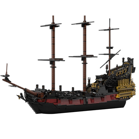 MOC - 124924 Queen Anne's Revenge Ship Model - LesDiy