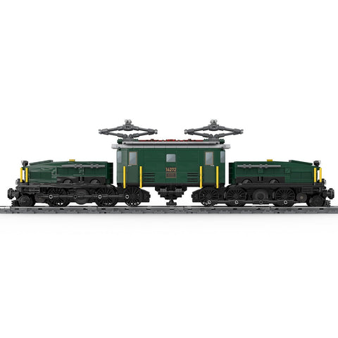 MOC - 124952 Swiss Locomotive Crocodile - Green - LesDiy