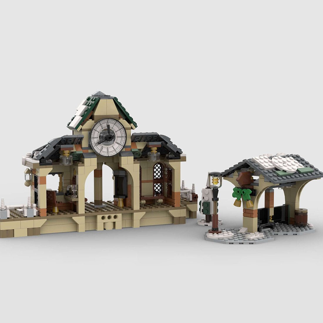 MOC - 124954 Christmas Winter Station - LesDiy