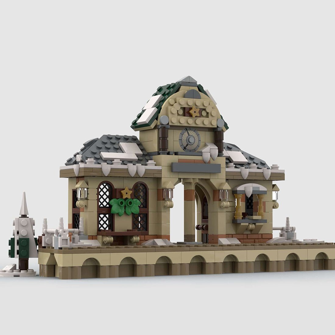 MOC - 124954 Christmas Winter Station - LesDiy