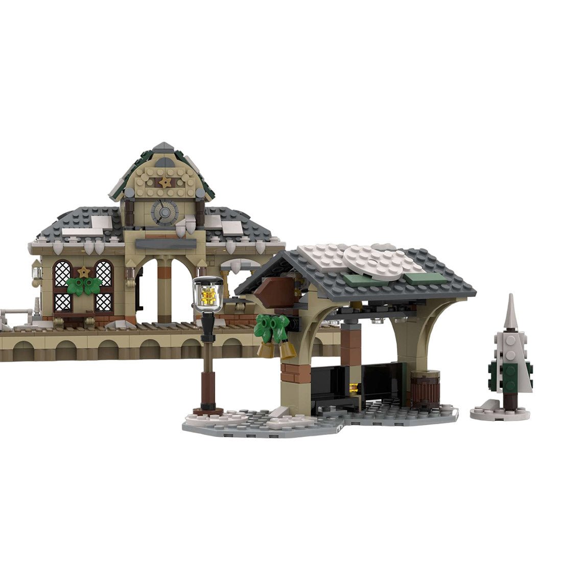 MOC - 124954 Christmas Winter Station - LesDiy