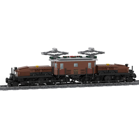 MOC - 125085 Swiss Locomotive Crocodile - Brown - LesDiy