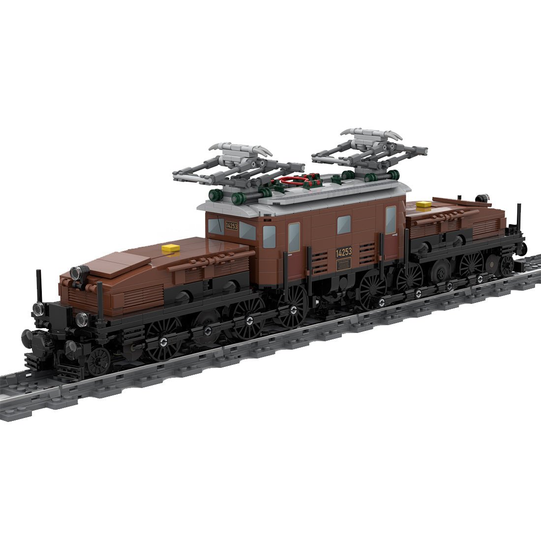 MOC - 125085 Swiss Locomotive Crocodile - Brown - LesDiy