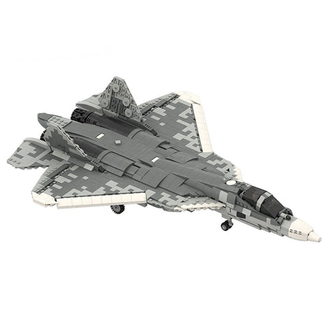 MOC - 125117 Sukhoi SU - 57 Felon | 1:35 Scale Set Building Blocks - LesDiy