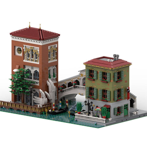 MOC - 125784 Canal Grande Venice Model - LesDiy