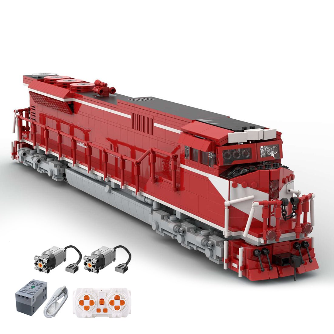 MOC - 126405 EMD SD90/43MAC The Indiana Railroad Train Model - LesDiy