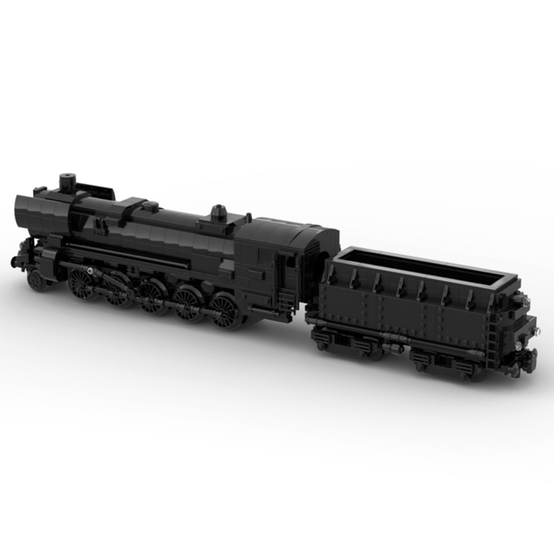 MOC - 126447 Military Train Locomotive Model - LesDiy