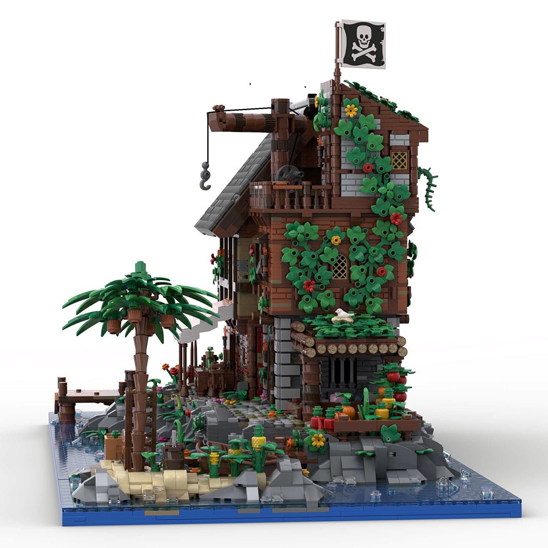 MOC - 126702 Pirate Van Dyke's Island Model - LesDiy