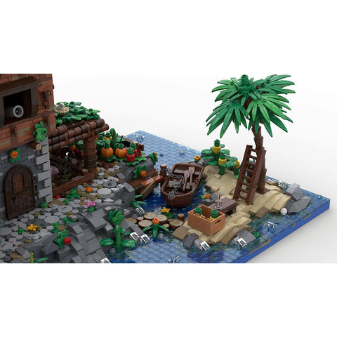 MOC - 126702 Pirate Van Dyke's Island Model - LesDiy