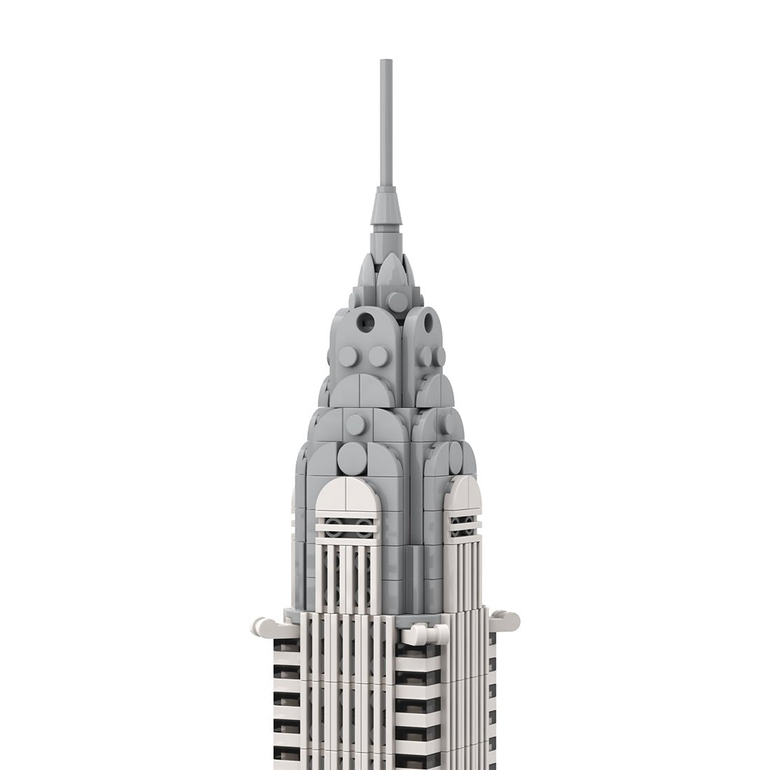 MOC - 127022 Chrysler Building 1:800 Scale - LesDiy