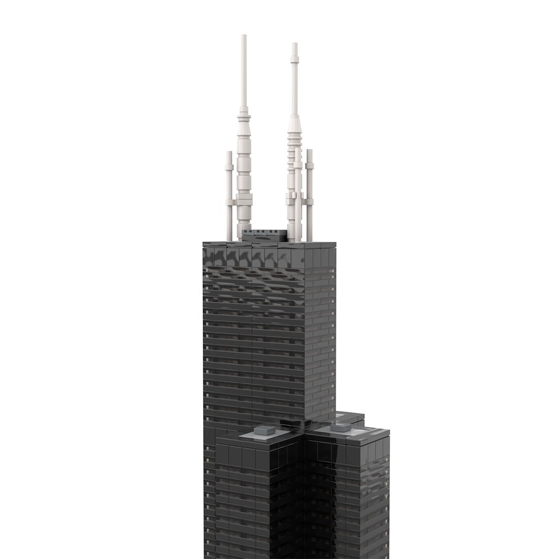 MOC - 127024 Willis Tower (Sears Tower) 1:800 Scale - LesDiy