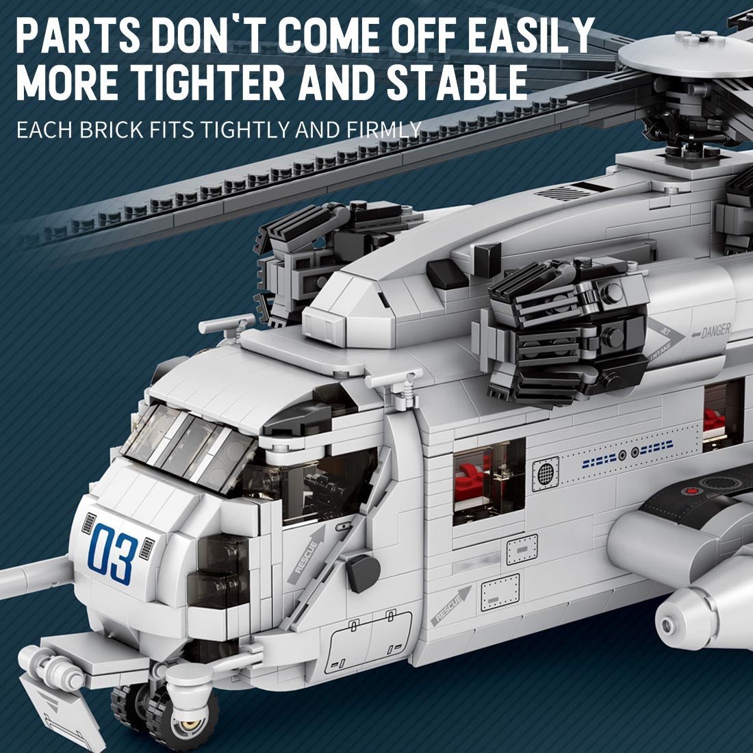 MOC - 127265 Sikorsky CH - 53E Super Stallion (US Warehouse) - LesDiy