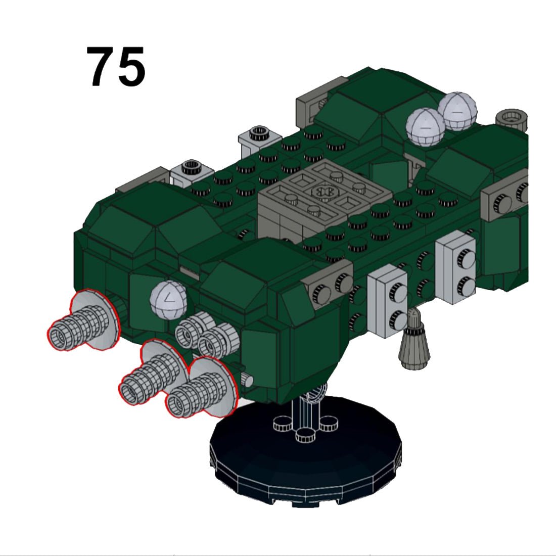 MOC - 127337 Luna 19/22 (Soviet lunar orbiter) - LesDiy