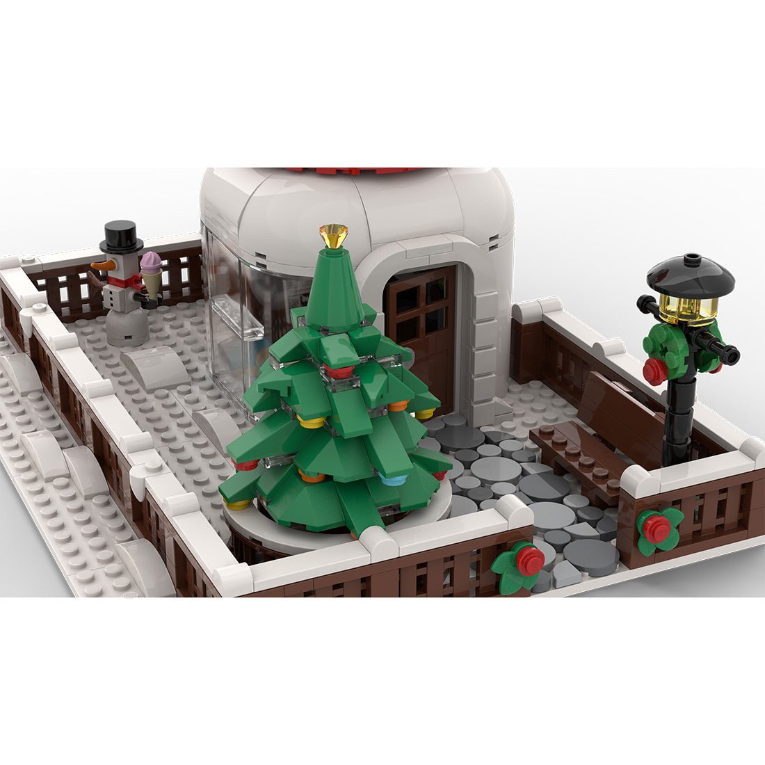 MOC - 128658 Snowman Hut Building - LesDiy - 