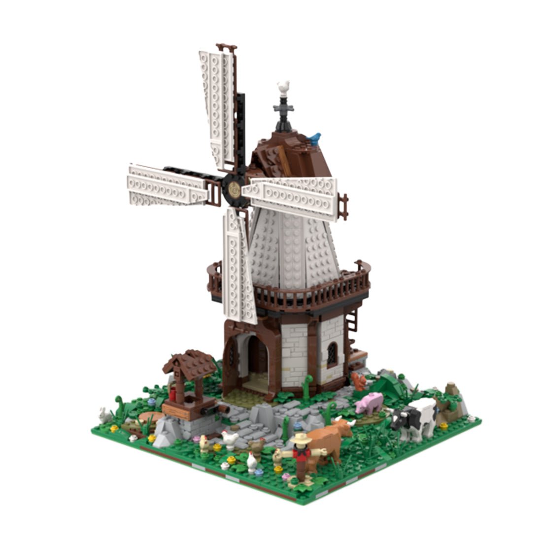 MOC - 129456 Medieval Town Windmill - LesDiy