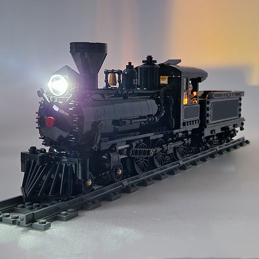 MOC - 130550 Sierra Railway No. 3 Locomotive - LesDiy - Locomotive