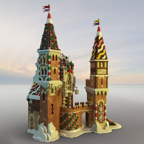 MOC - 130576 Medieval Winter Castle Model - LesDiy