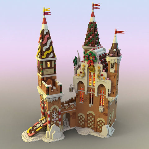 MOC - 130576 Medieval Winter Castle Model - LesDiy