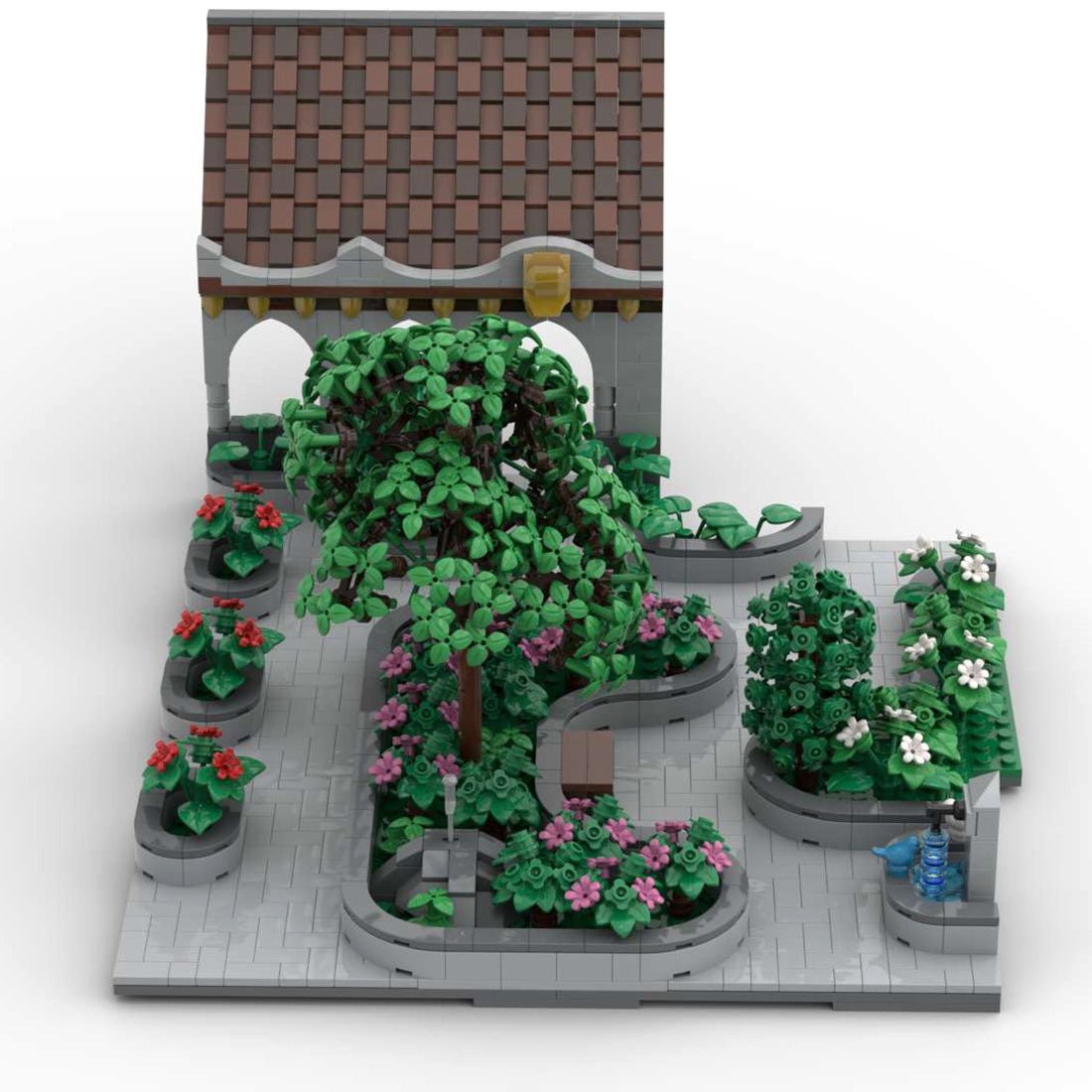 MOC - 131263 H20 Palace Courtyard with park - LesDiy