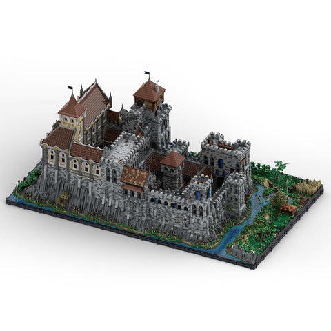 MOC - 131268 H23 Main Palace with servants quarters, kitchen, royal apartment and throne room (Copy) - LesDiy