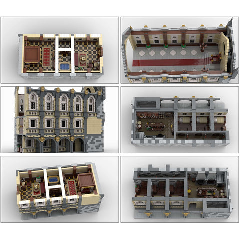 MOC - 131268 H23 Main Palace with servants quarters, kitchen, royal apartment and throne room (Copy) - LesDiy