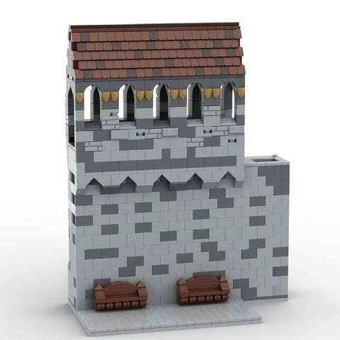 MOC - 131268 H23 Main Palace with servants quarters, kitchen, royal apartment and throne room - LesDiy